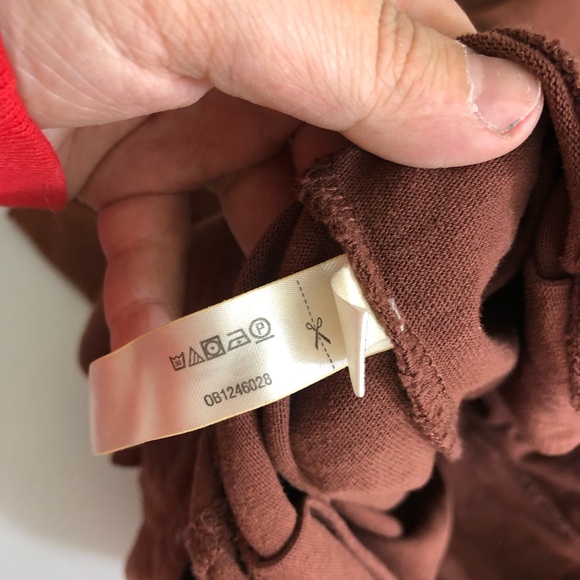 Free People Lotta Love Pleated Jumpsuit Brown Size Medium - Picture 12 of 15